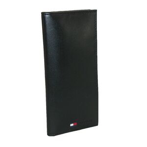 Tommy Hilfiger Men's Leather Stockton Checkbook Cover Secretary Wallet